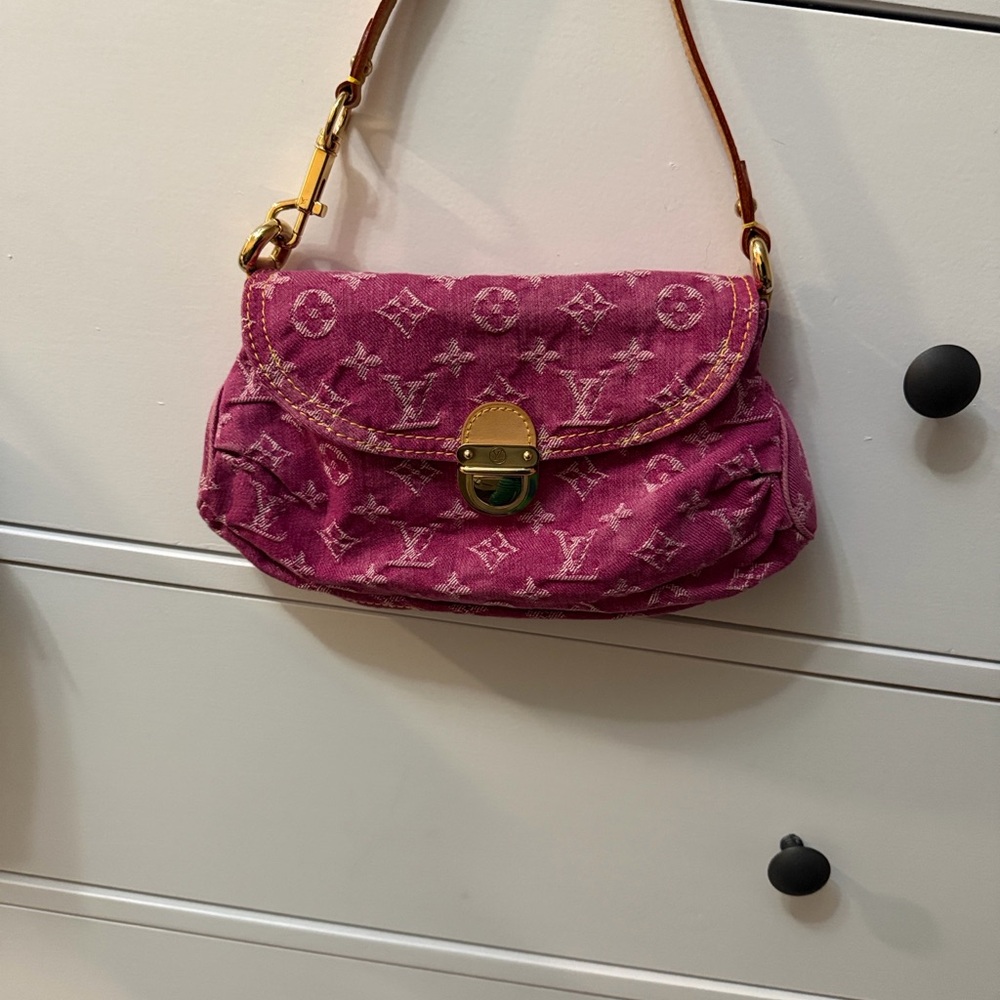 Louis Vuitton Monogram Pink Pleaty Handbag - Vintage 2006